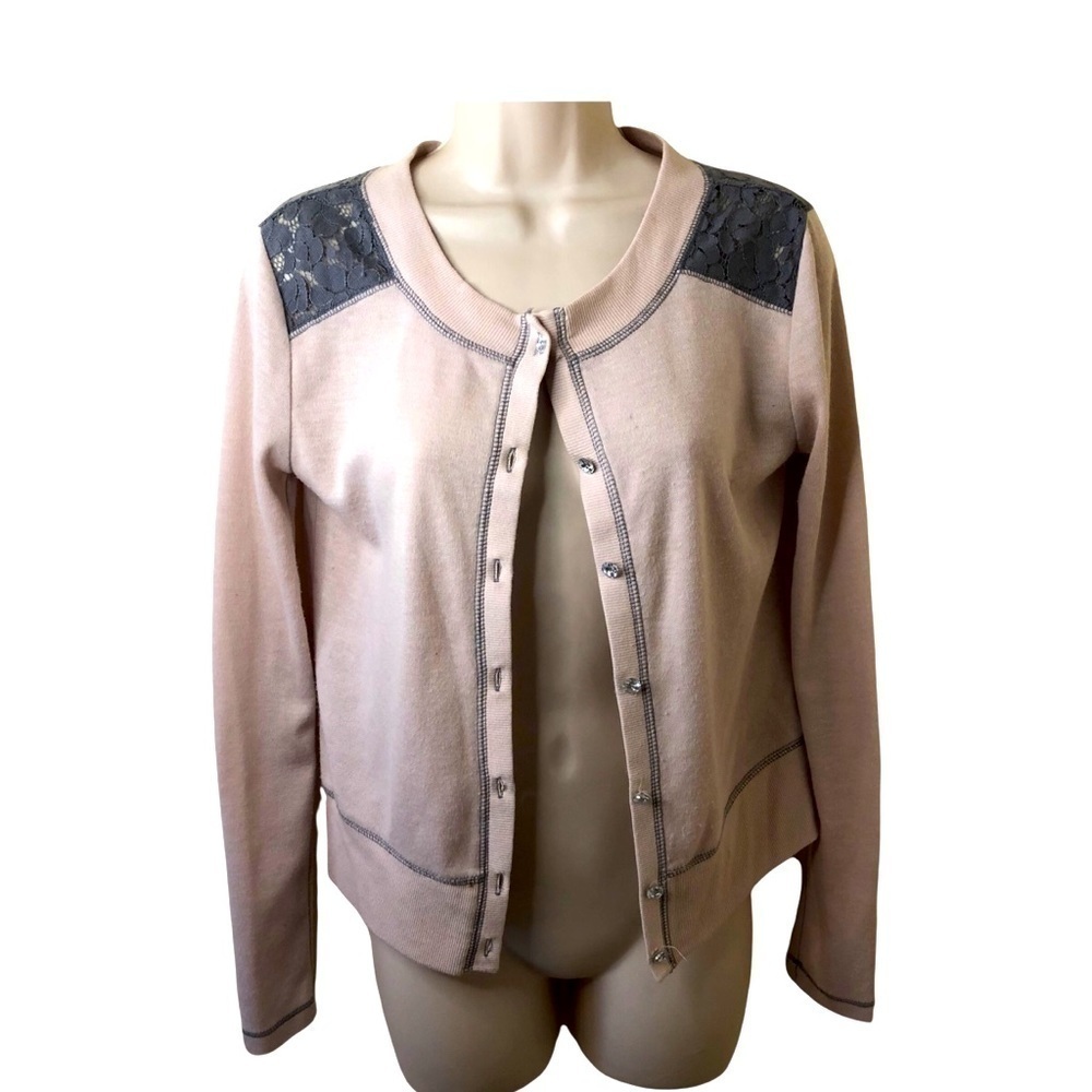 Princess Vera Wang button up cardigan sweater, medium